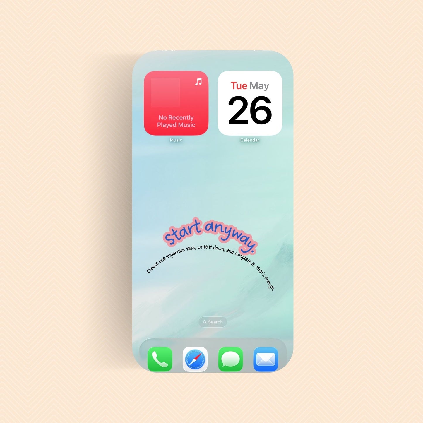 Calm Phone Lock Screen Wallpaper-Latency