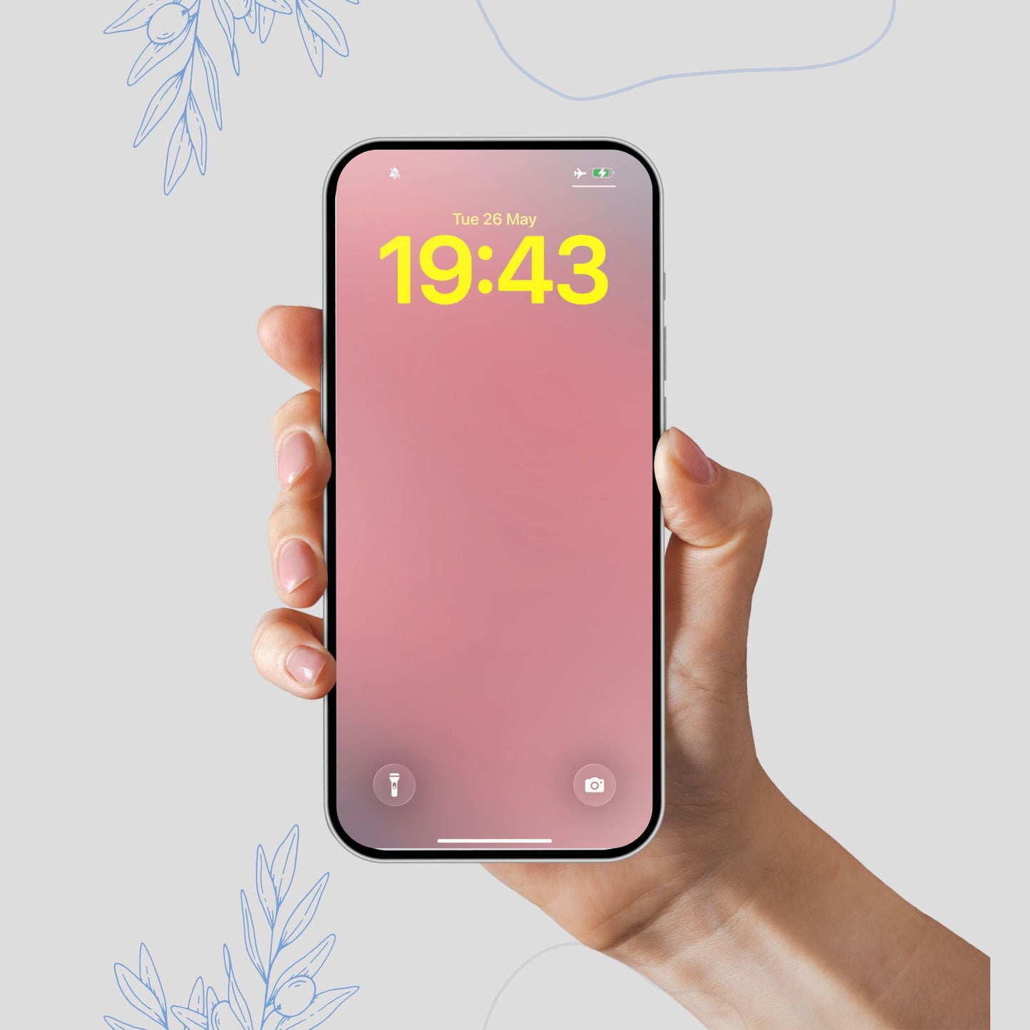 Pink Lull Inspirational Phone Wallpaper