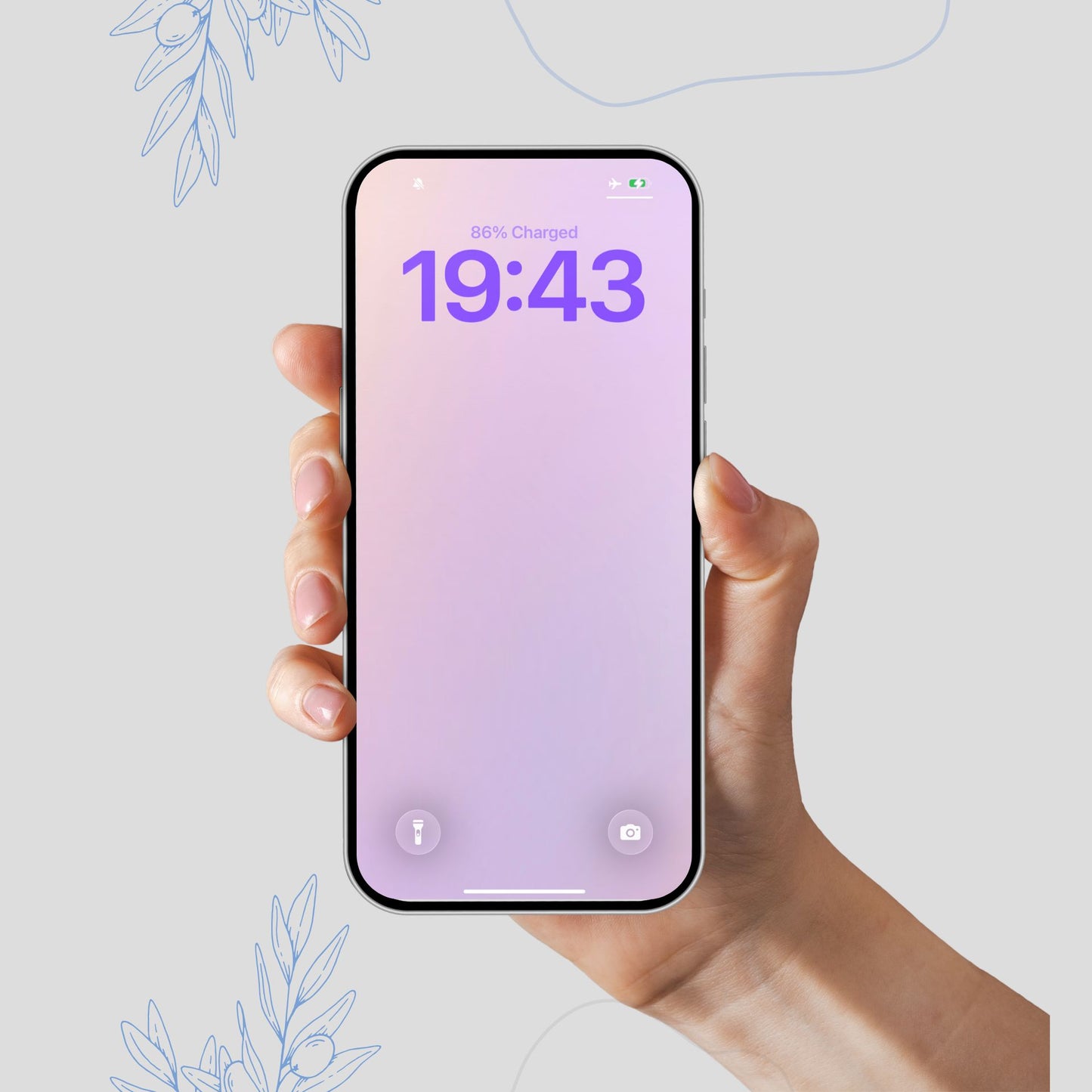 Purple Pink Inspirational Phone Wallpaper