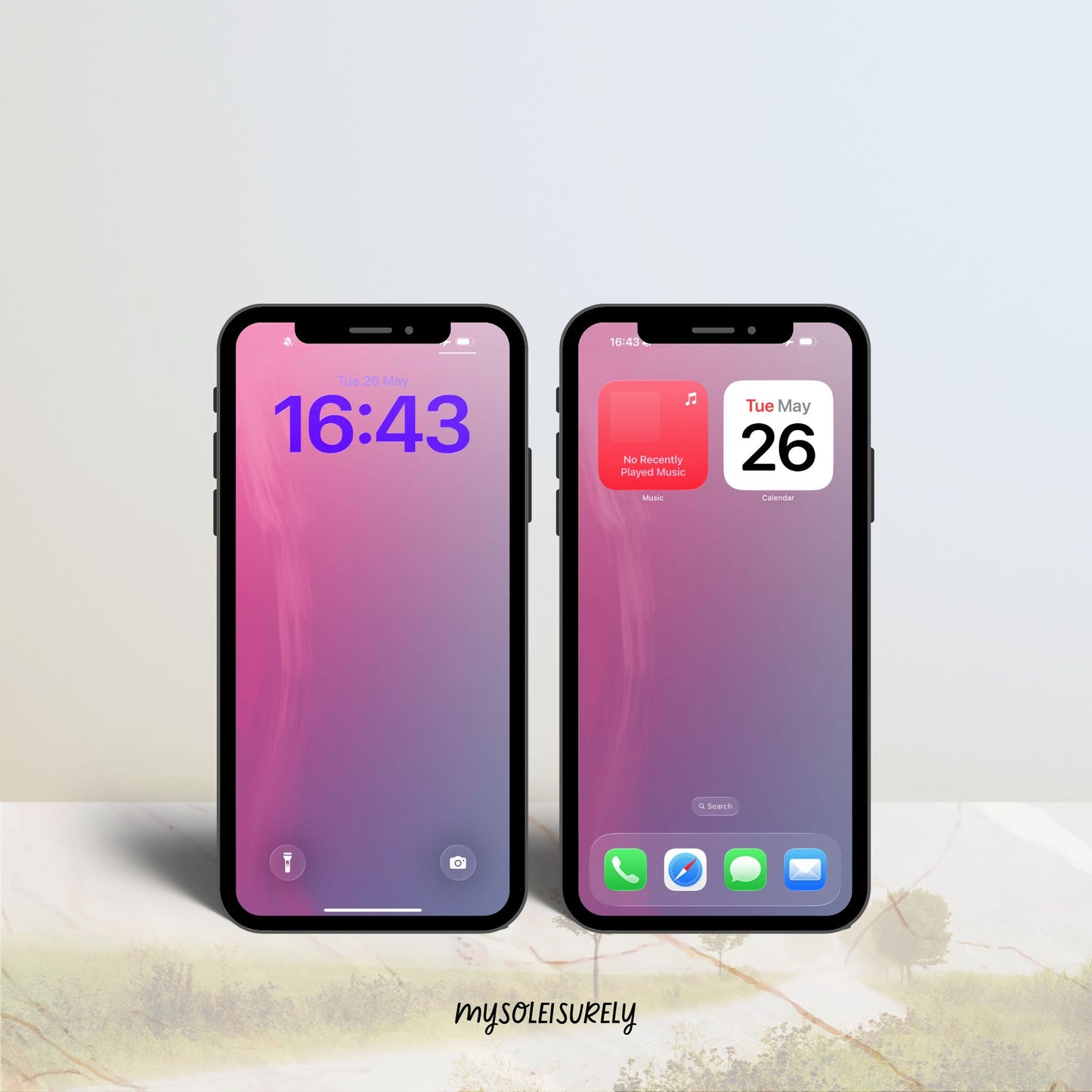 Calm Phone Lock Screen Wallpaper-Latency