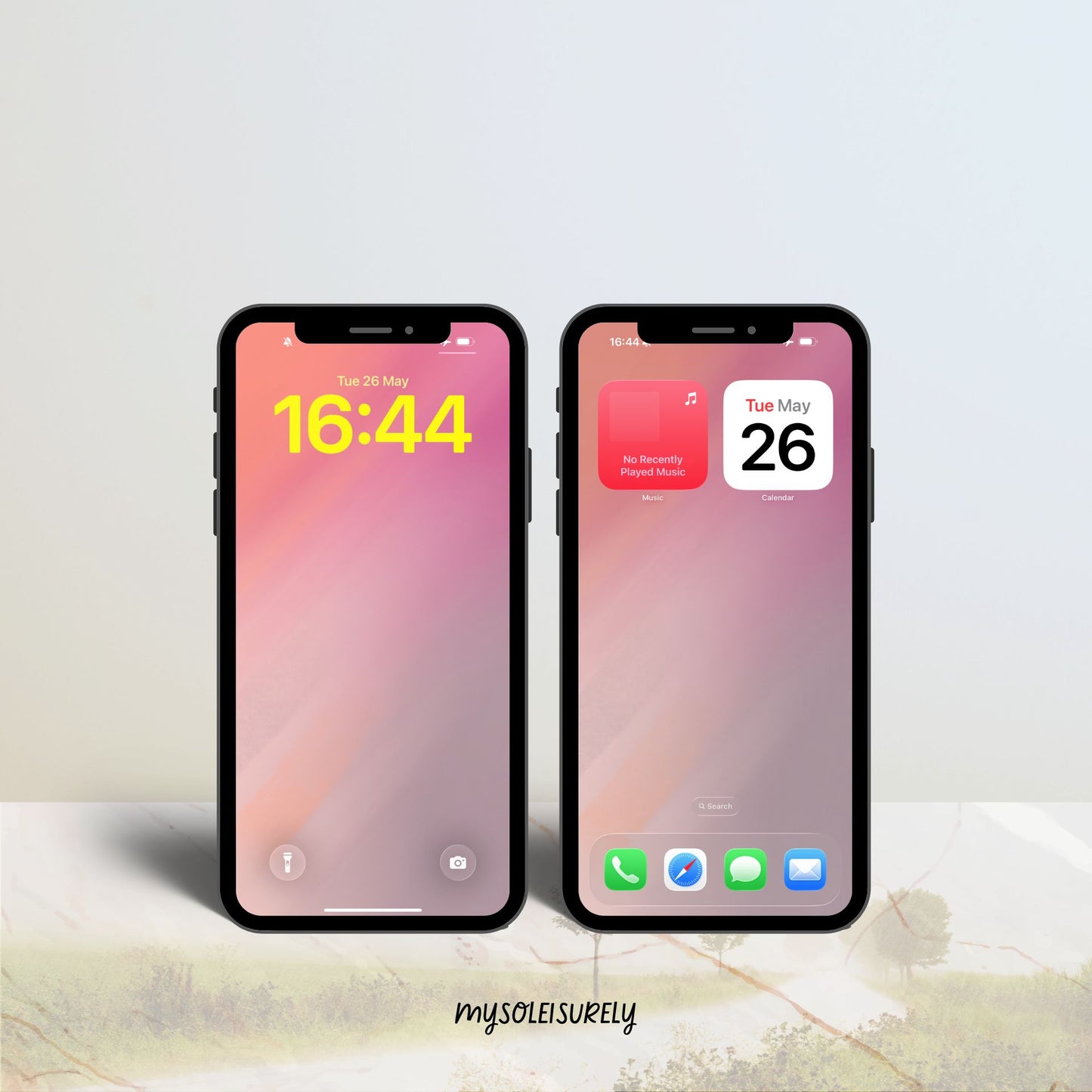 Calm Phone Lock Screen Wallpaper-Latency