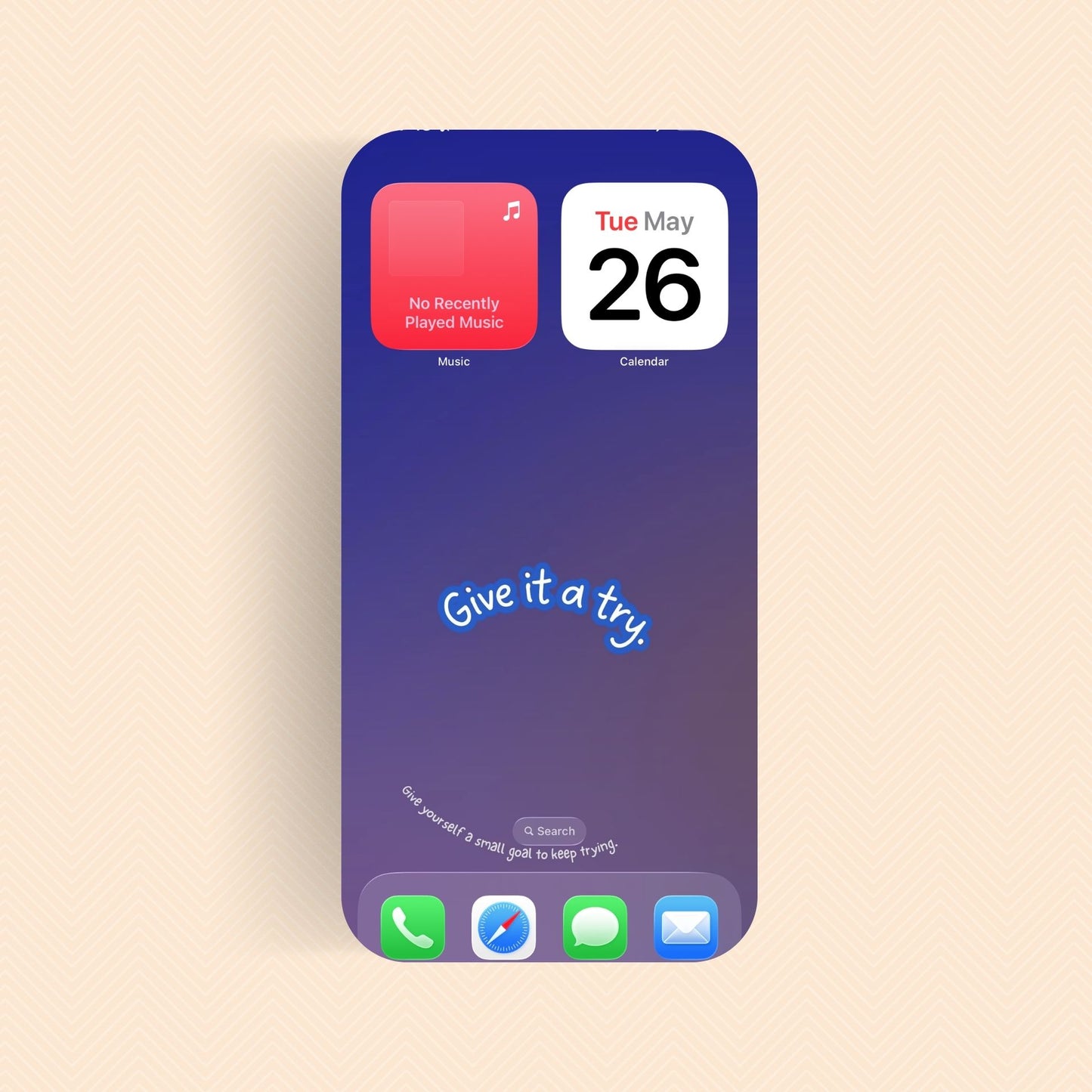 Calm Aesthetic Phone Wallpaper - Thrive Float Dim